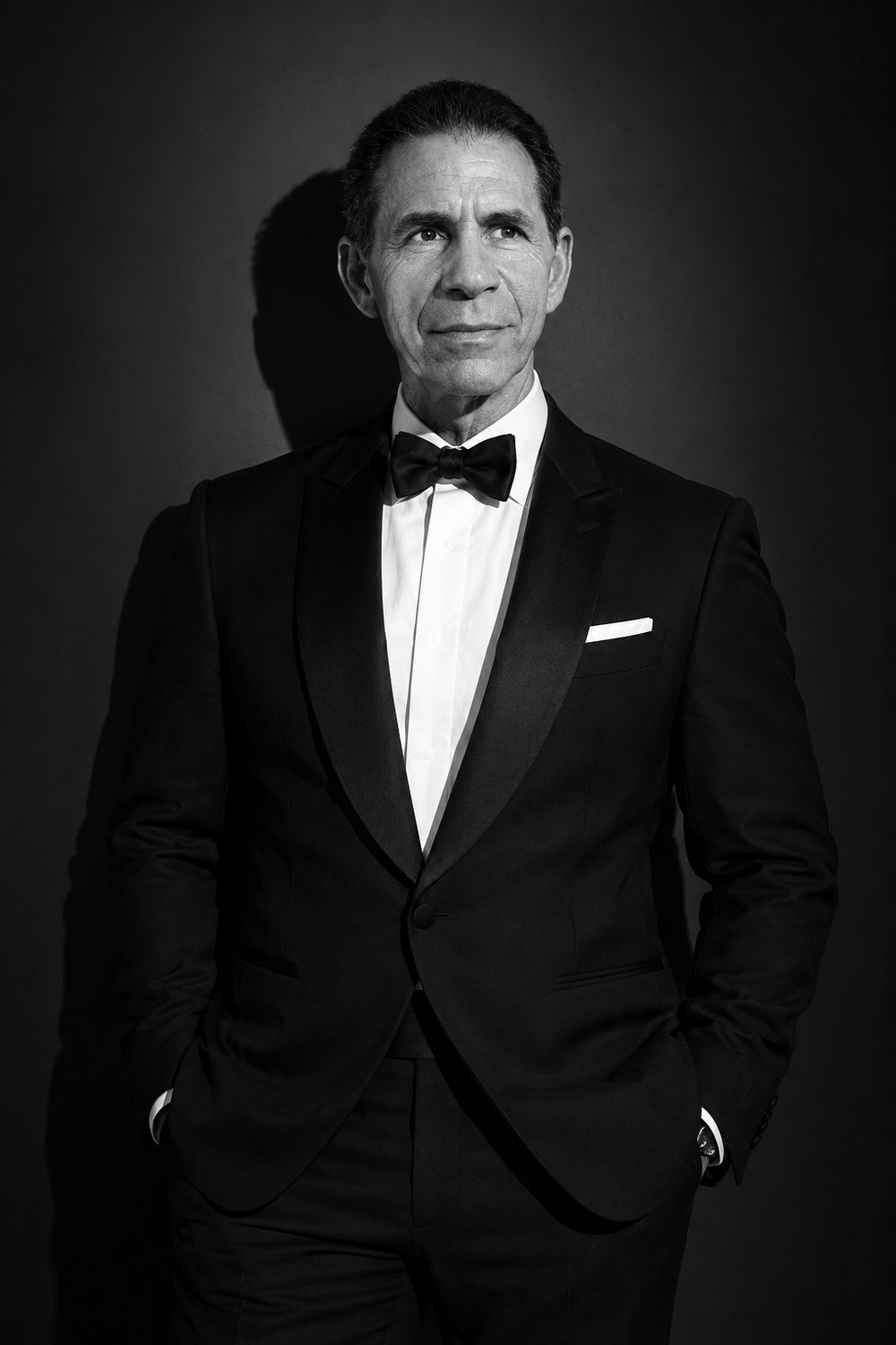 Randy Carver in black tie